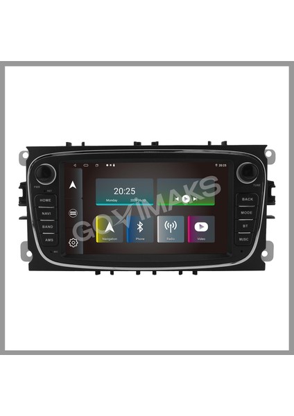 Ford Connect-Mondeo-Focus Siyah 2 GB Ram 32 GB Hafıza Androıd Multımedıa Teyp