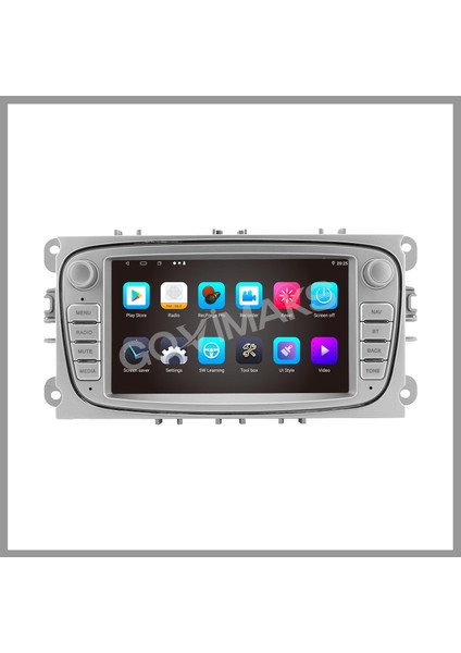 GOVİMAKS FORD CONNECT-MONDEO-FOCUS OVAL GRİ 2 GB RAM 32 GB HAFIZA ANDROID MULTIMEDIA TEYP
