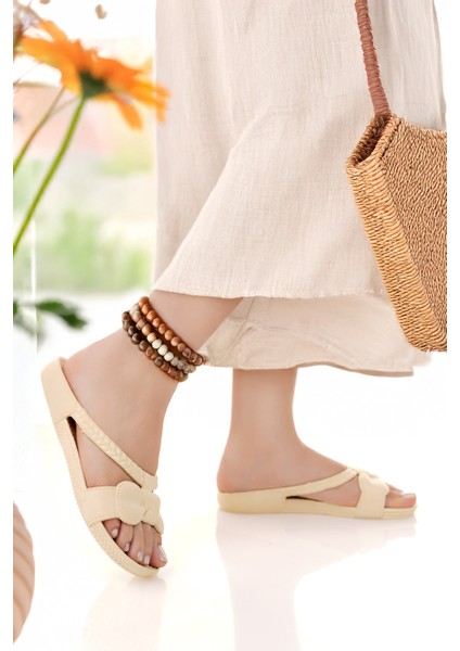 Kadın Terlik Kaydırmaz Su Geçirmez Şık Ev Dışarı Plaj Yazlık Günlük Terlik modelleri