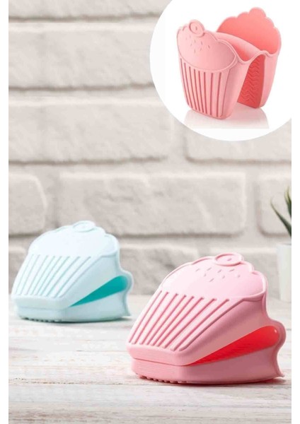 2'li Yanmaz Silikon Fırın Eldiven ve Tencere Tava Tutacağı Seti fırsatları