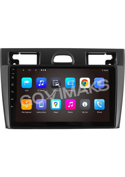 GOVİMAKS FORD FİESTA 2006-2011 UYUMLU 4 GB RAM 64 GB HAFIZA ANDROID MULTIMEDIA TEYP