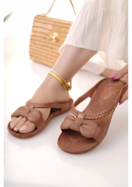 Kadın Terlik Kaydırmaz Su Geçirmez Şık Ev Dışarı Plaj Yazlık Günlük Terlik modelleri