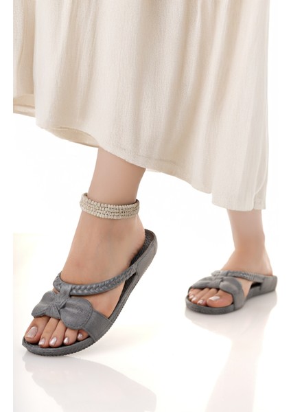 Kadın Terlik Kaydırmaz Su Geçirmez Şık Ev Dışarı Plaj Yazlık Günlük Terlik fırsatları