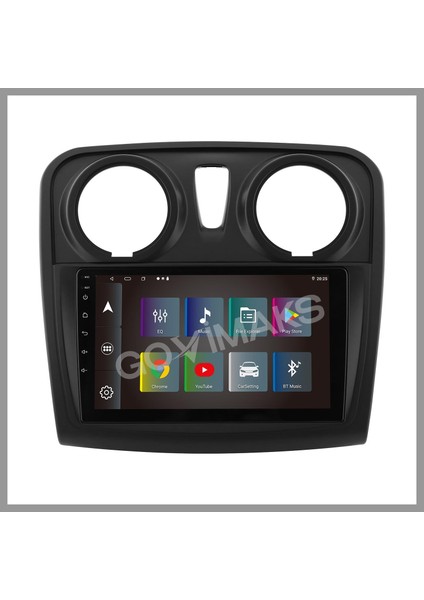 GOVİMAKS DACIA SANDERO 2013-2021 UYUMLU 2 GB RAM 32 GB HAFIZA ANDROID MULTIMEDIA TEYP fiyatları