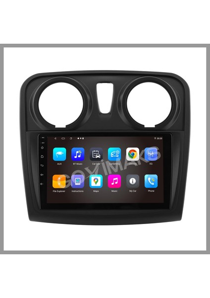 GOVİMAKS DACIA SANDERO 2013-2021 UYUMLU 2 GB RAM 32 GB HAFIZA ANDROID MULTIMEDIA TEYP
