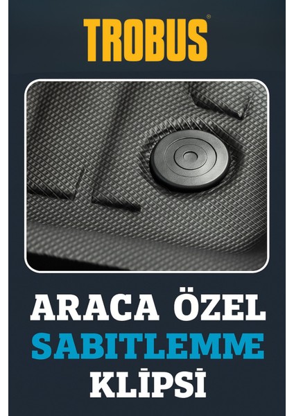 Ram Promaster City Van 2015-2022 Carbon Desen Havuzlu Paspas | Kaymaz & Koku Yapmaz fiyatları
