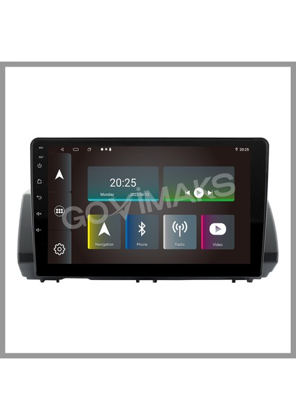 GOVİMAKS DACIA SANDERO STEPWAY 2021-2023 UYUMLU 2 GB RAM 32 GB HAFIZA ANDROID MULTIMEDIA TEYP