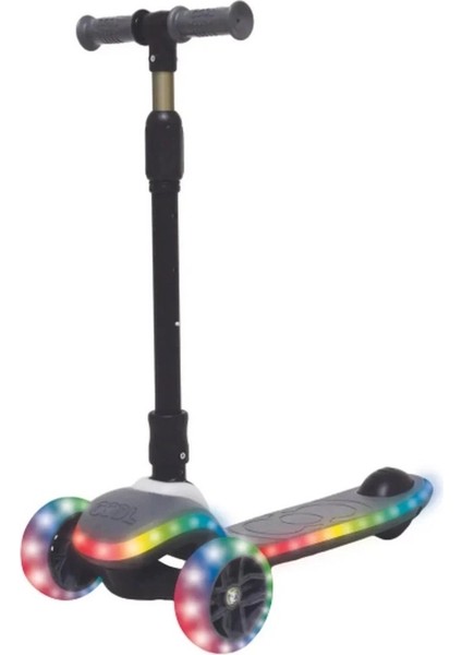 Full Gövde LED Işıklı Katlanır Scooter | Cool Wheels Lumix 3 Tekekerlekli Scooter | 6+ Yaş Ayarlanabilir Yükseklik fırsatları
