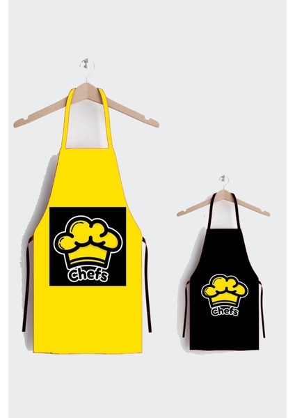 Renkli ve Pratik Çocuk Mutfak Önlüğü, Leke Tutmaz, Şık Tasarım