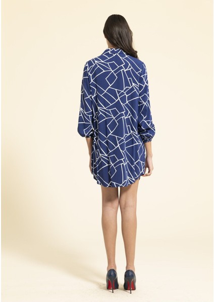 Mimoza Regular Fit Uzun Kollu Tunik Gömlek Lacivert modelleri