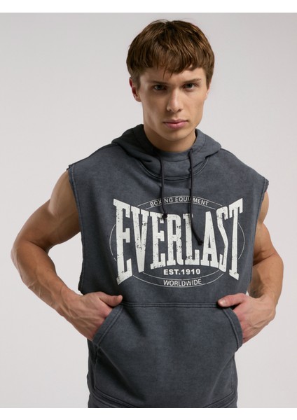 Authentic Boxing Oversize Antrasit Kolsuz Erkek Sweatshirt