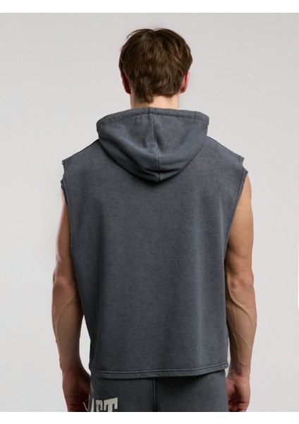 Authentic Boxing Oversize Antrasit Kolsuz Erkek Sweatshirt fırsatları