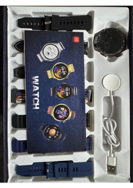 Watch 4 Pro Suit Yuvarlak Ekranlı 7 Kordonlu Akıllı Saat fiyatları