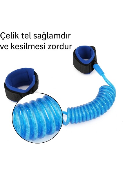 Çocuklar Için Kaybolma Önleyici Esnek Konforlu Bileklik