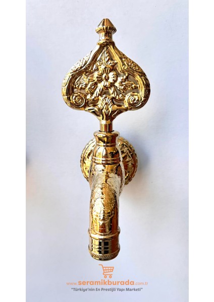 Desenli Özel Osmanlı Musluğu Gold