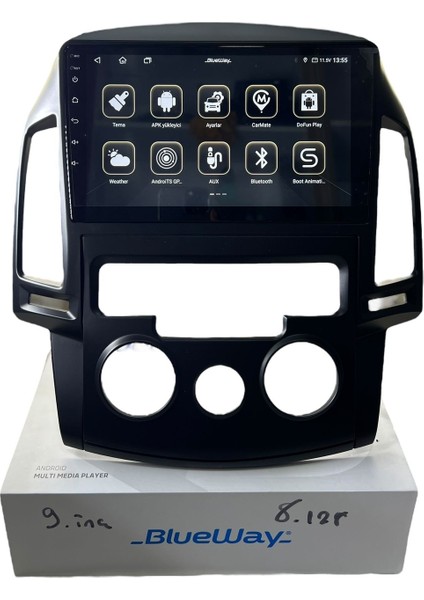 Hyundai I30 2008-2011 Blueway 8-128 Tam Profesyonel Oem Multimedia fiyatları
