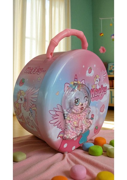Şirin Metal Unicorn Kumbara Şifre Korumalı fiyatları