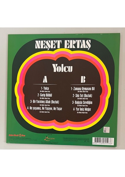 Neşet Ertaş Yolcu Lp Plak fiyatları