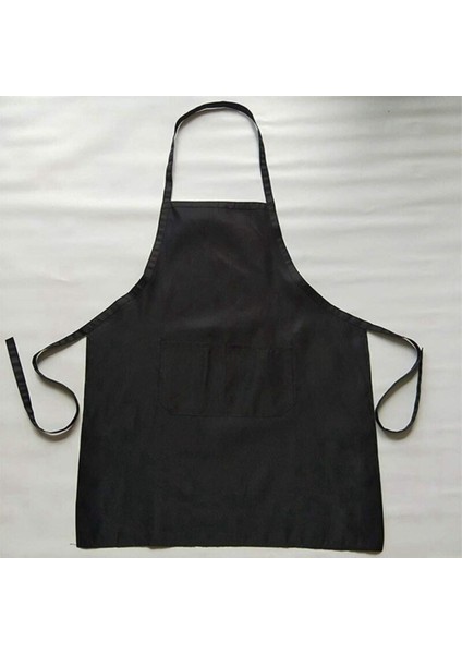 12'li Siyah Unisex Mutfak Önlüğü, Geniş Cepli ve Makine Yıkanabilir fırsatları
