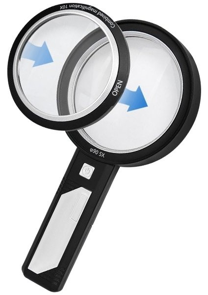 2290 Işıklı El Tipi Büyüteç 15X (10X/5X) fiyatları