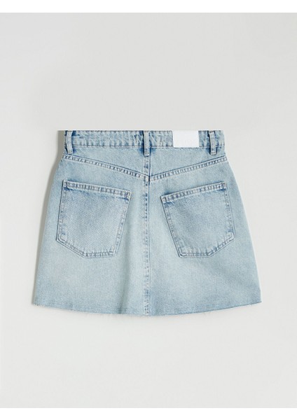 Yeni Sezon Dar Fit Mini Jean Etek - S5QC83Z8 fiyatları