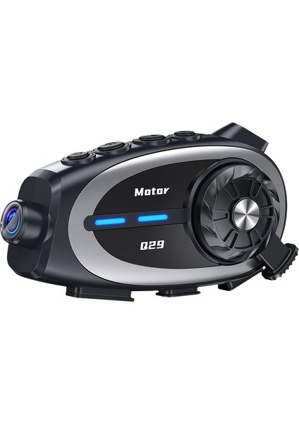 Q29 Motosiklet Kask Bluetooth Kulaklık 1080P Kamera Geniş Açı Su Geçirmez Intercom