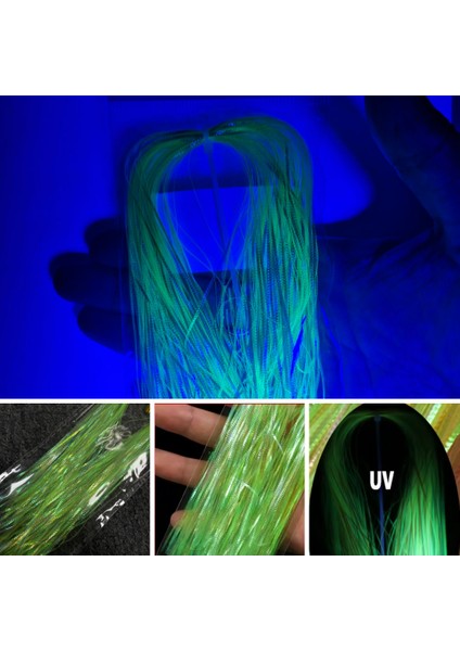 Çapari Poşet Sim Ultraviyole Uv Neon Yeşil Balık Sırtı Kırçıl 1 mm 35 Metre