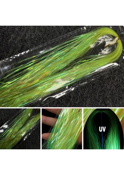 Çapari Poşet Sim Ultraviyole Uv Neon Sarı Balık Sırtı Kırçıl 1 mm 35 Metre