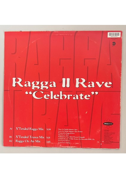 Ragga Iı Rave Celebrate Maxi Plak (1993 Alman Baskı Plak) fiyatları