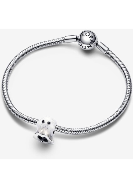 Karanlıkta Parlayan ''hayalet Boo'' Charm 925 Ayar Gümüş modelleri