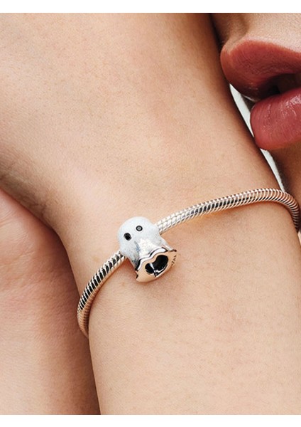 Karanlıkta Parlayan ''hayalet Boo'' Charm 925 Ayar Gümüş fırsatları
