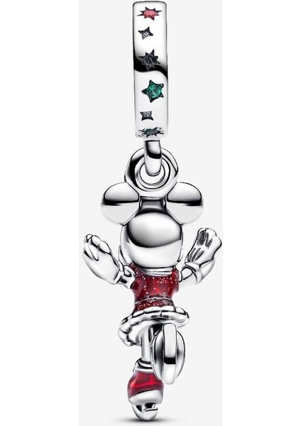 Minnie Mouse Buz Pateni Sallantılı Charm 925 Ayar Gümüş fiyatları