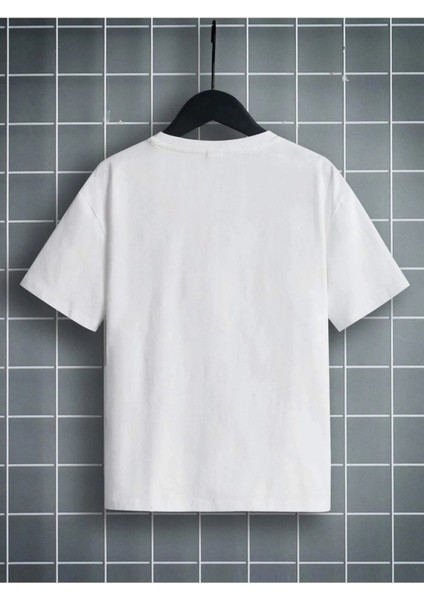 Kids Küçük Usa 1984 Baskılı Pamuklu Oversize Çocuk T-Shirt fiyatları