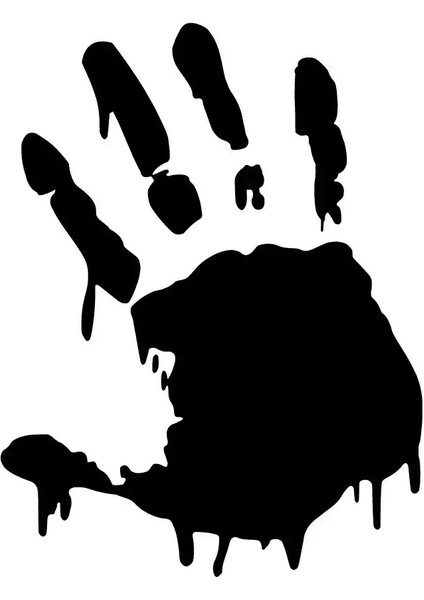 El Boya Izi Oto Özel Yeni Sticker Siyah 25 x 32 cm