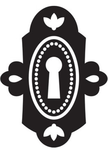 Tarihi Kilit Göbeği Model 1 Oto Özel Yeni Sticker 20 x 26 cm