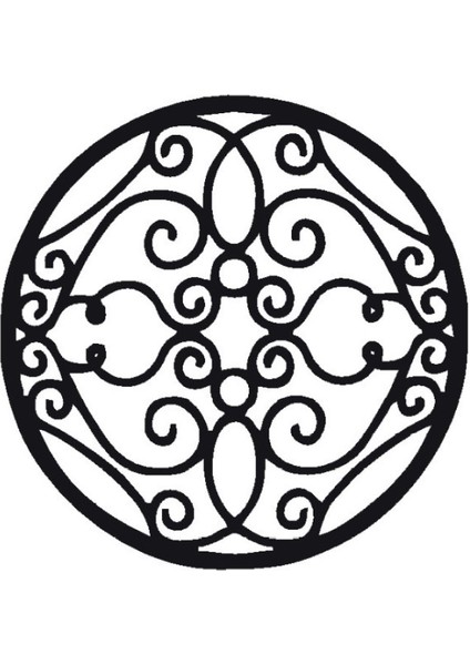 Çiçek Deseni Model 6 Oto Özel Yeni Sticker 30 x 30 cm