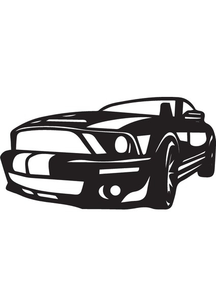 Klasik Arabalar Model 11 Oto Özel Yeni Sticker 25 x 12 cm