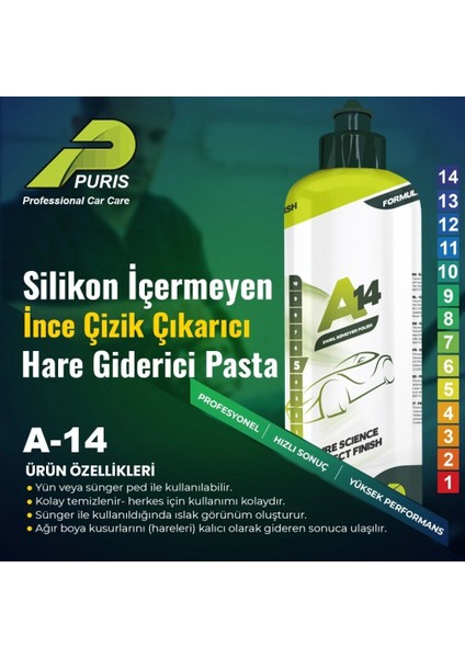 Purıs A14 Hare Giderici Ince Pasta 1/1