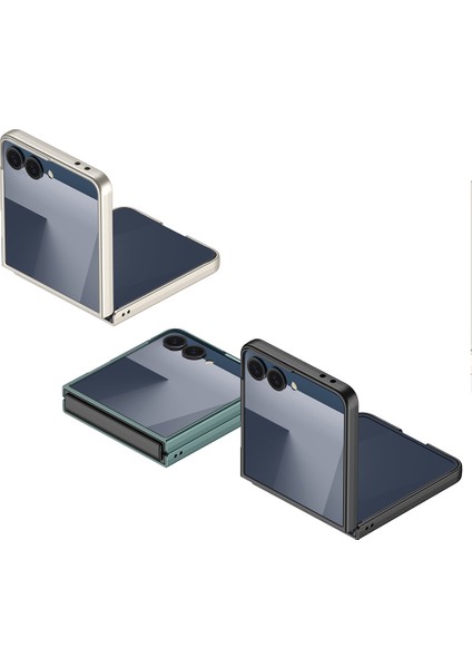Samsung Galaxy Z Flip 7 Kılıf Mat Darve Emici Ultra Ince Tasarım Parmak Izi Yapmaz Kapak