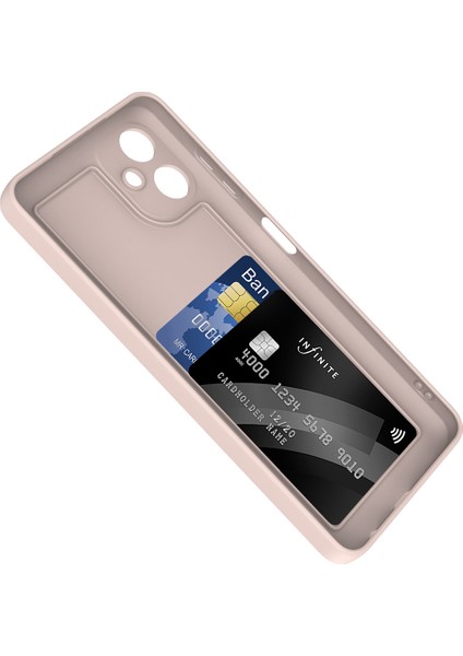 Samsung Galaxy A06 Kılıf Kamera Korumalı Gizli Kartlık Hazneli Ince Şık Silikon Kapak