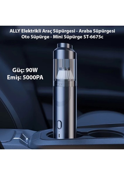 Ally Elektrikli Araç Süpürgesi - Araba Süpürgesi - Oto Süpürge - Mini Süpür - LORCE9754-83 fiyatları