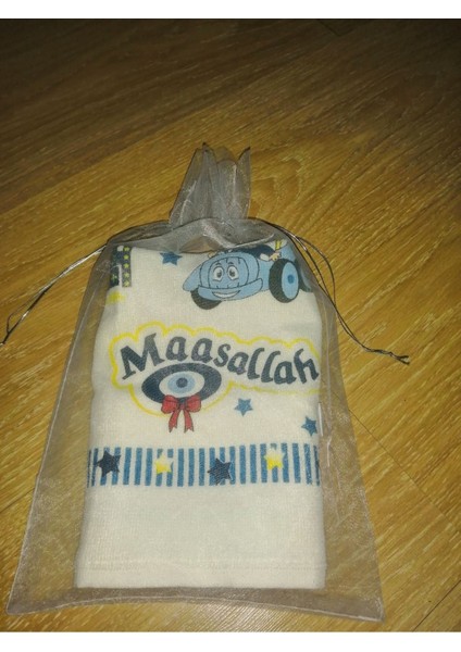 12'li Beyaz Tül Havlu Kesesi, 20X30CM, Söz, Nişan, Düğün, Hediye, Araba Konvoy Için Ideal