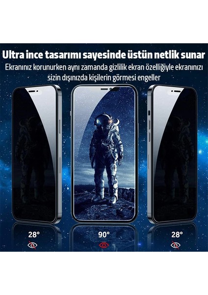 Iphone 12 Mini Privacy Gizli Hayalet Tempered Cam Ekran KORUYUCU-(1903) - LORCE1387-8936 fiyatları