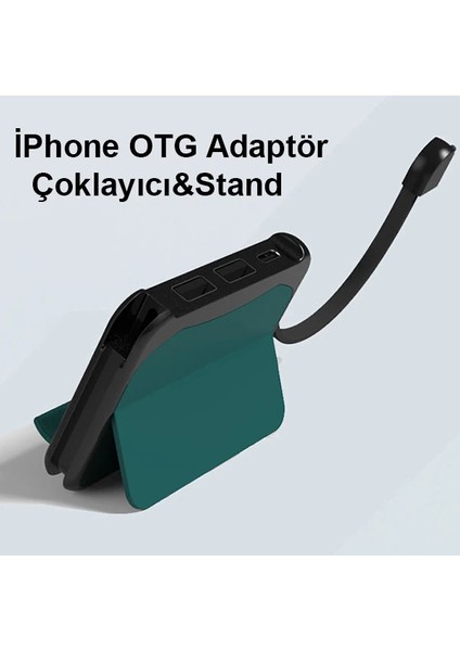 Ally C05 Çok Fonksiyonlu Iphone Otg Adaptör ÇOKLAYICI&AMP;STAND-(1903) - CPT209269-6300 fiyatları