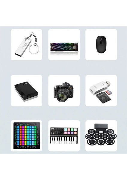 Ally C05 Çok Fonksiyonlu Iphone Otg Adaptör ÇOKLAYICI&AMP;STAND-(1903) - CPT209269-6300 indirimleri