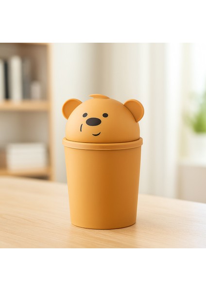 Masa Üstü Çöp Kutusu, Ayıcıklı Çöp Kovası, Mini Çöp Kutusu, Masa Üstü Mini Çöp Kutusu 1 Litre fiyatları