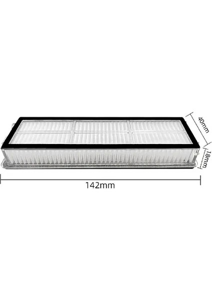 Xiaomi Vacuum Mop S10T (STFCR01SZ) Robot Süpürge Uyumlu 6'lı Yedek Parça Seti modelleri