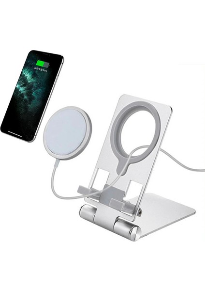 Ally Z19 Çok Fonksiyonlu Magsafe Uyumlu Masaüstü Telefon STANDI-(1903) - LORCE5826-7815