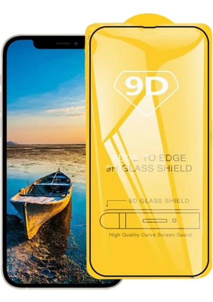 Ally Full Kaplama iPhone 13 Mini 5.4 Full Glue Cam Ekran KORUYUCU-(1903) - LORCE8520-8969