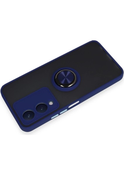 Vivo Y17S Kılıf Montreal Yüzüklü Silikon Kapak - Lacivert - LORCE6655-5356 modelleri
